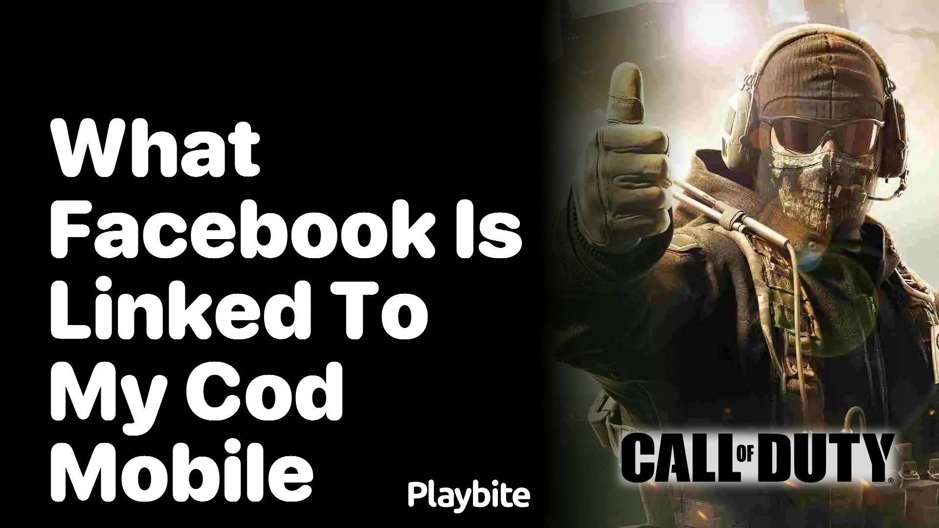 What Facebook Account is Linked to My Call of Duty Mobile?