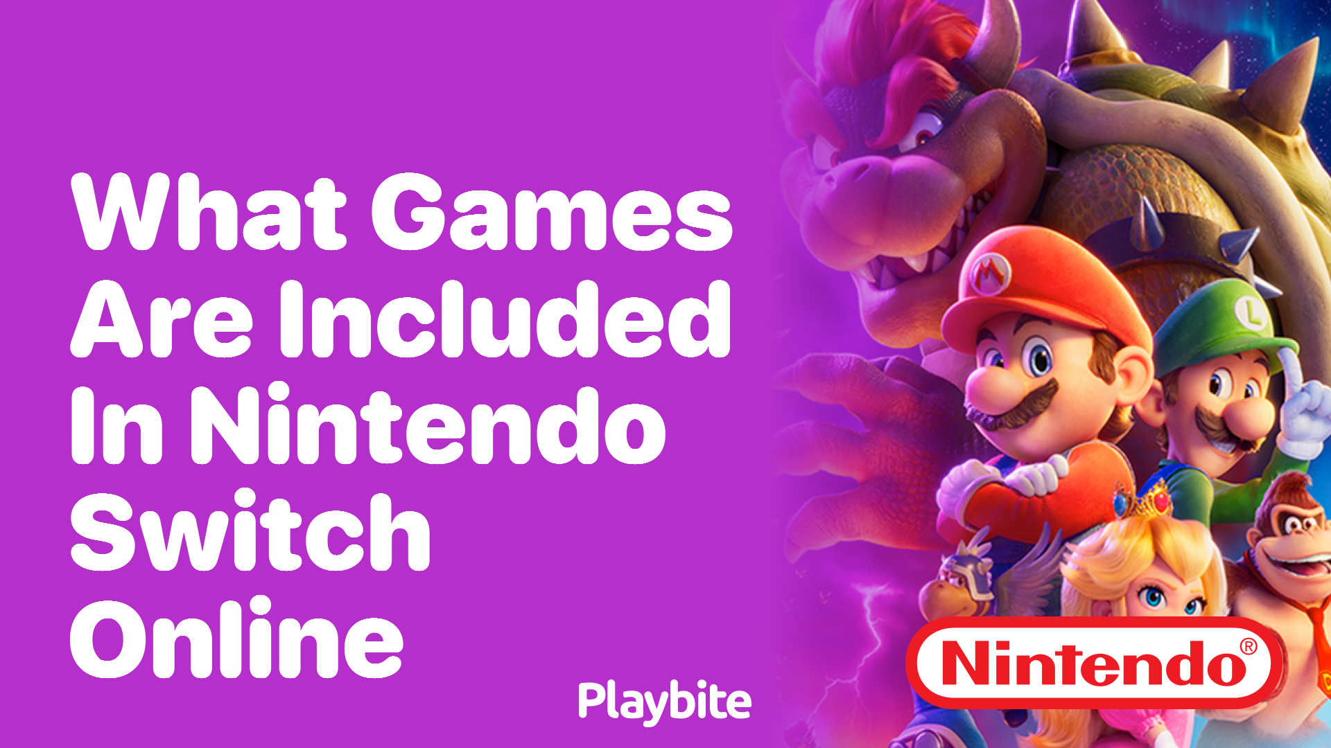 What Games Are Included in Nintendo Switch Online?