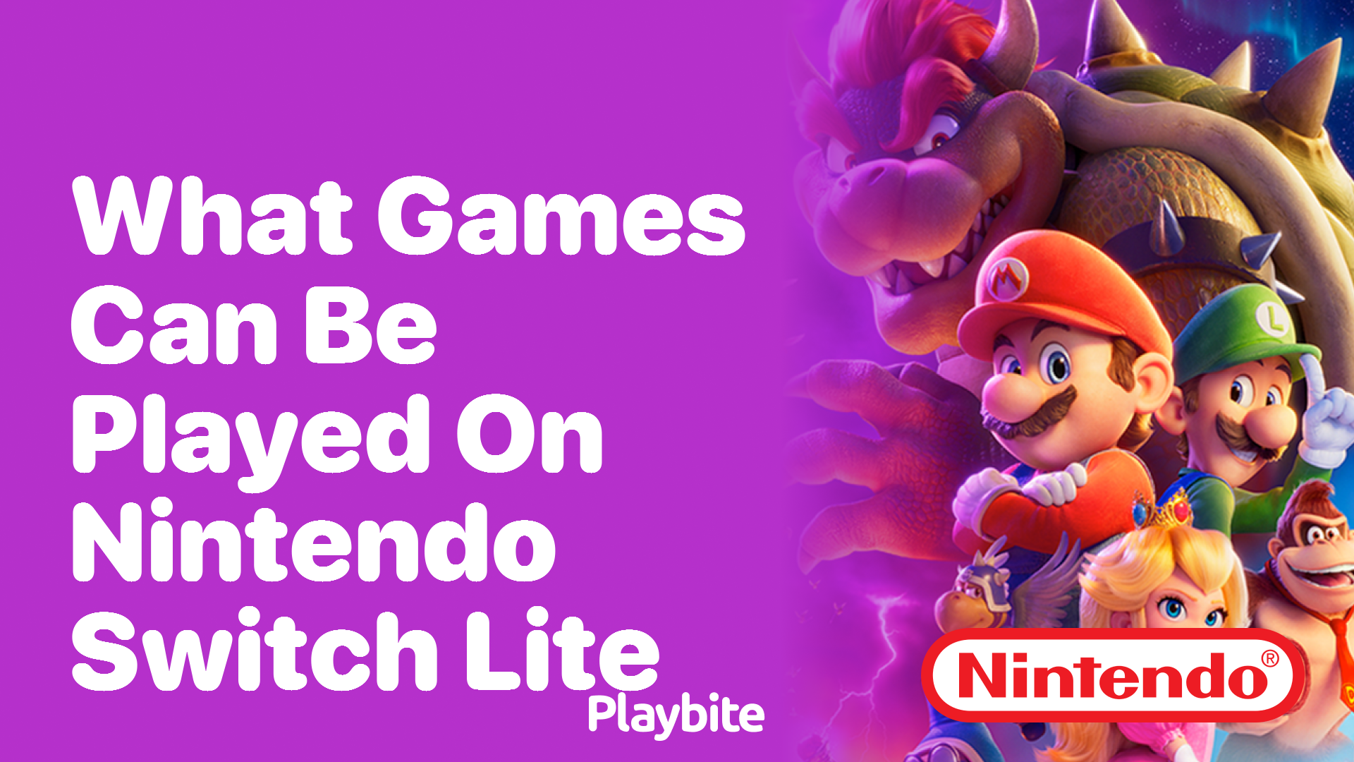 What Games Can Be Played on Nintendo Switch Lite?