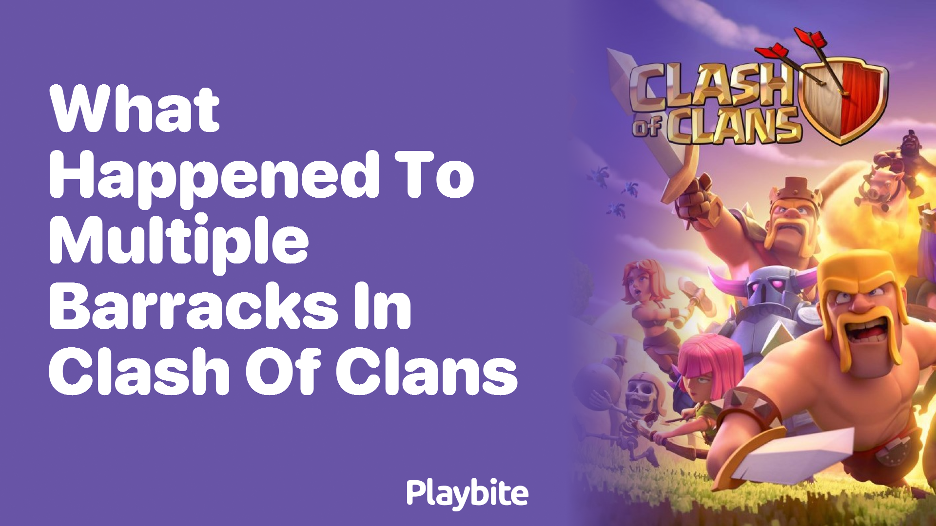 What Happened to Multiple Barracks in Clash of Clans?