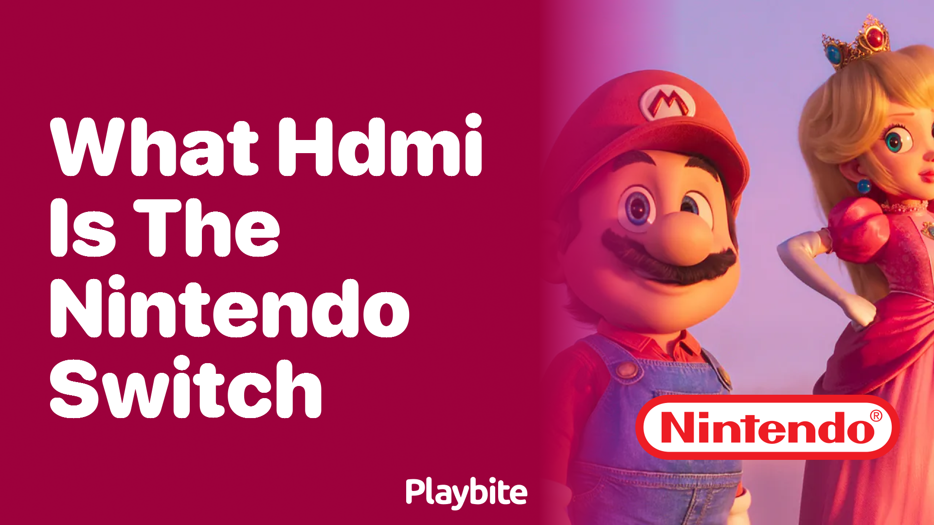 What HDMI does the Nintendo Switch Use?