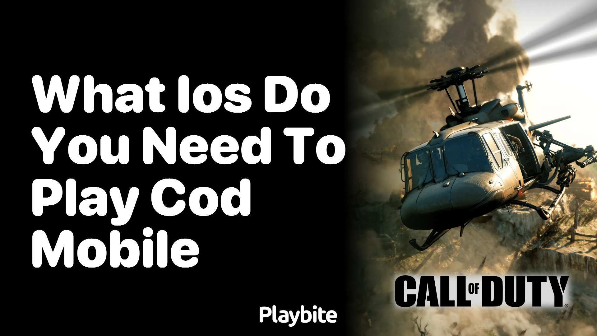 What iOS Version Do You Need to Play Call of Duty Mobile?
