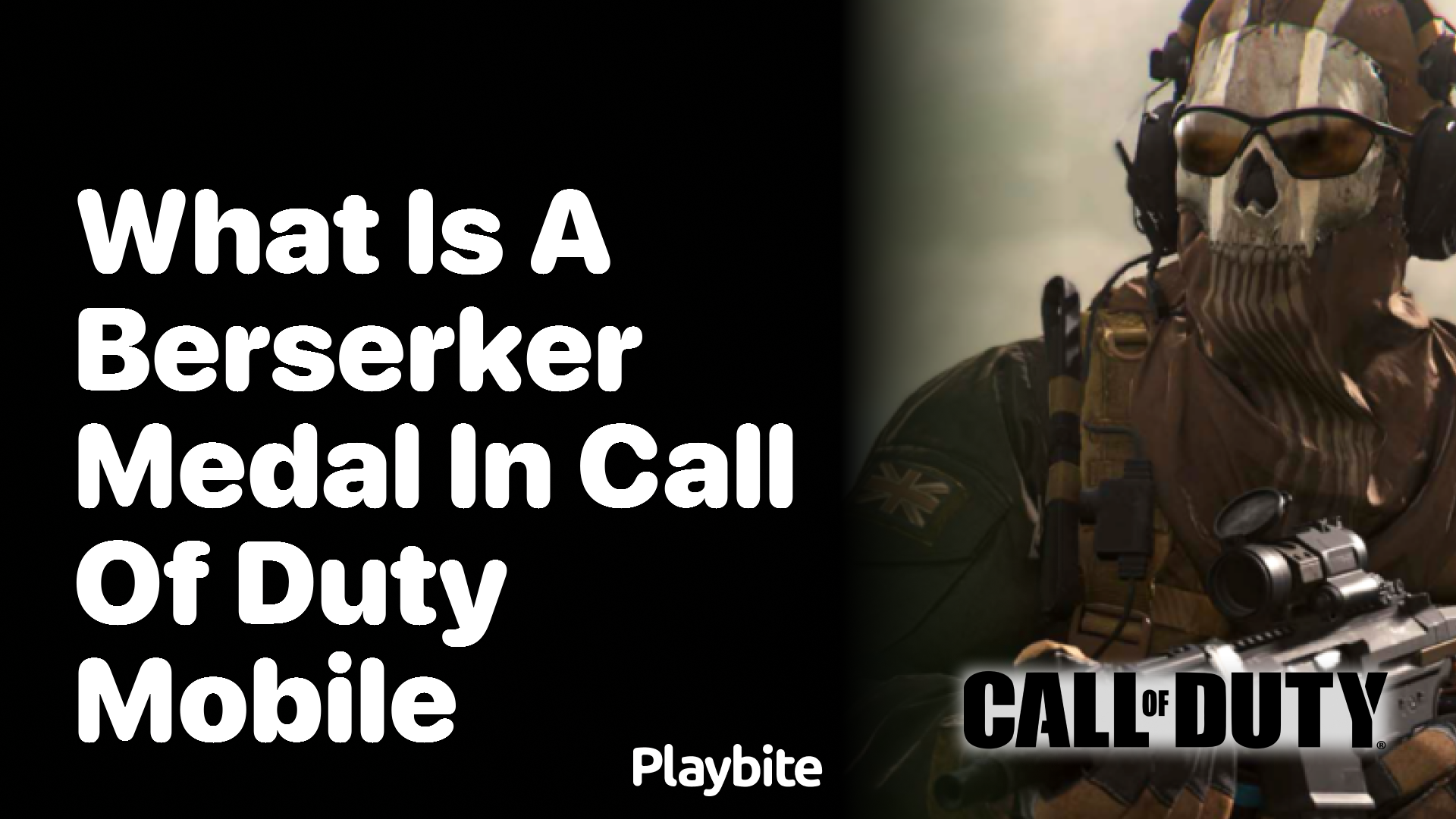 What is a Berserker Medal in Call of Duty Mobile?