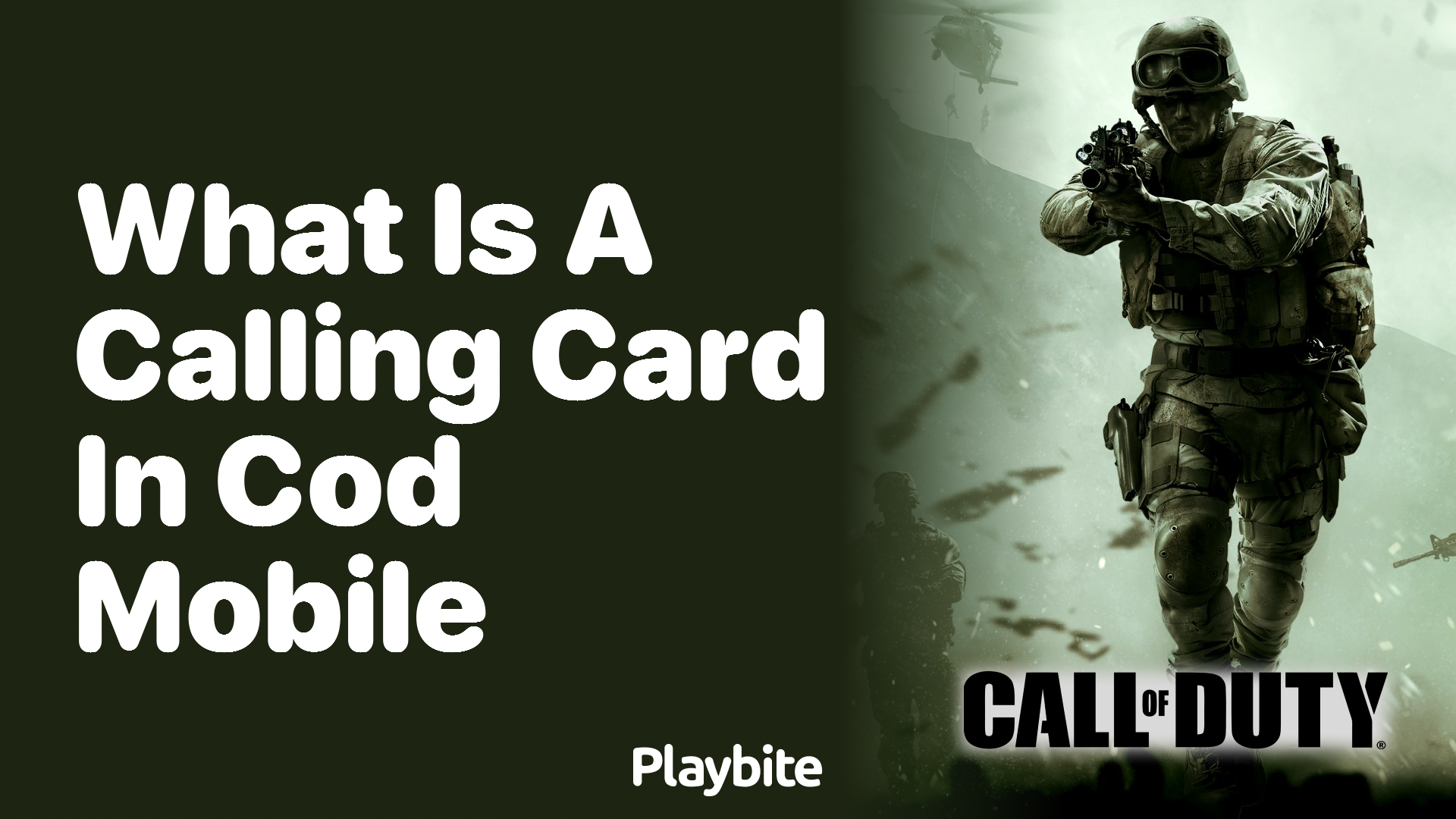 What is a Calling Card in COD Mobile?