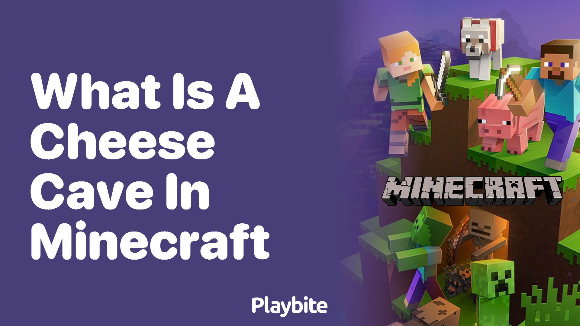 What is a Cheese Cave in Minecraft?