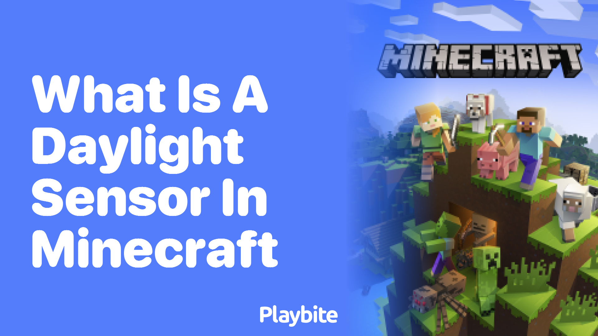 What is a Daylight Sensor in Minecraft?