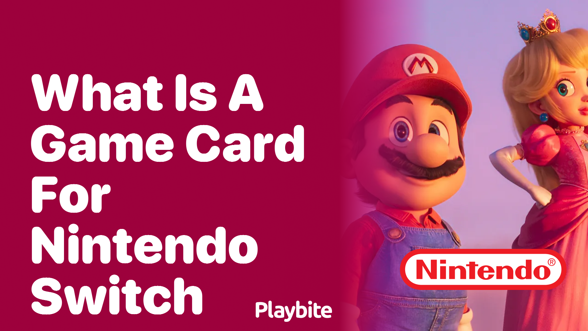 What Is a Game Card for Nintendo Switch?