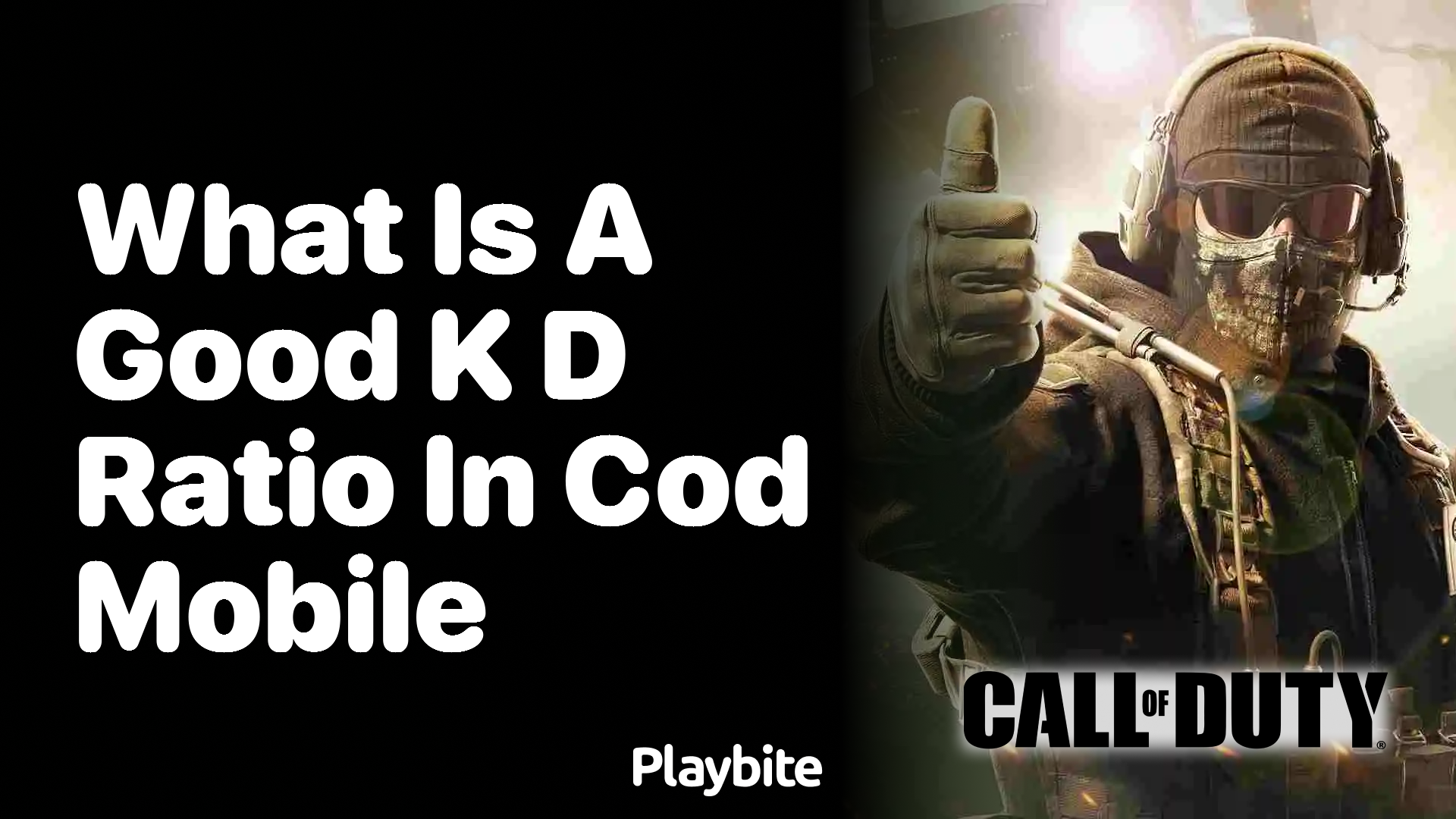 What Is a Good K/D Ratio in CoD Mobile?