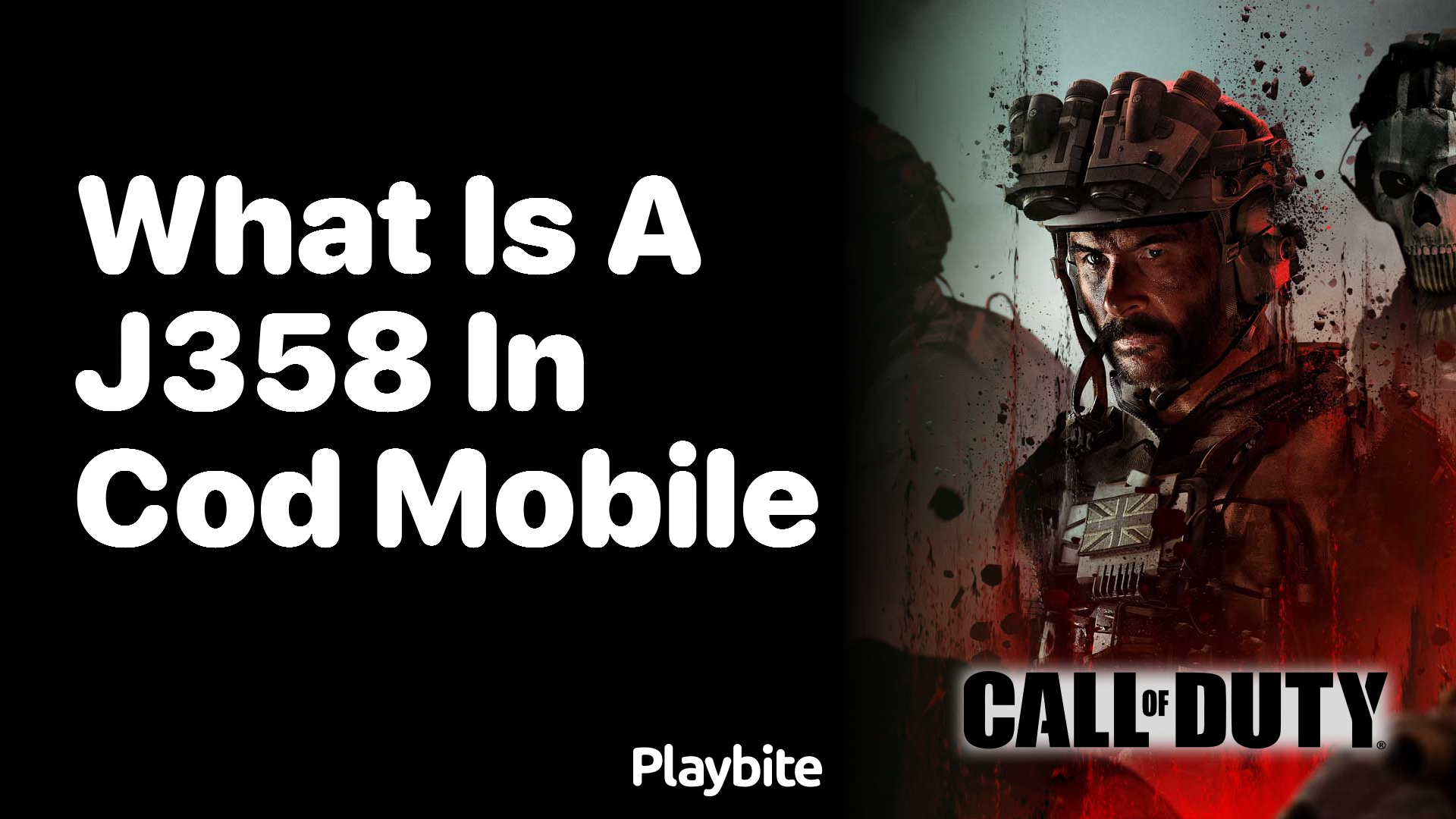 What is a J358 in COD Mobile?