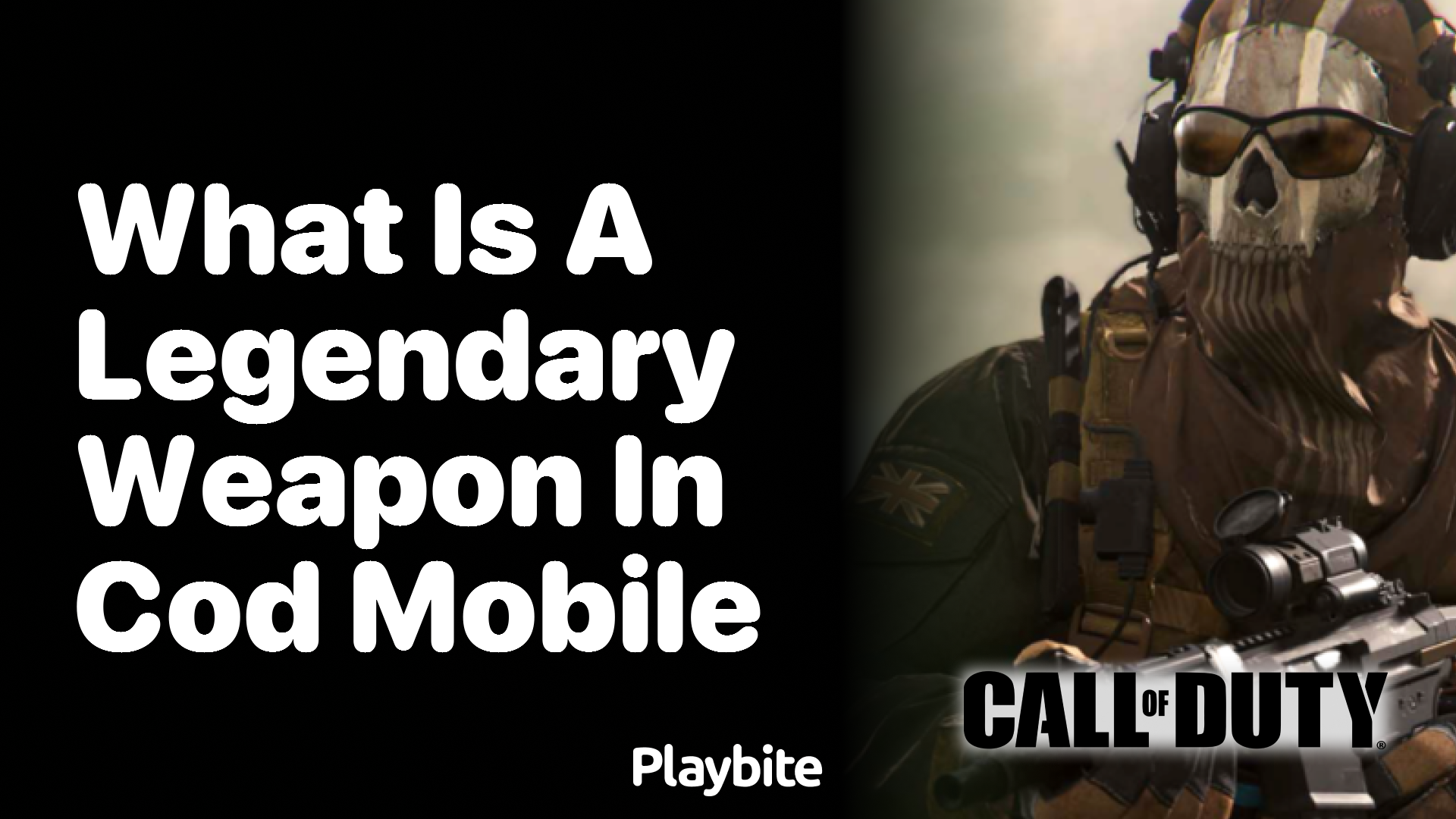 What Is a Legendary Weapon in COD Mobile?