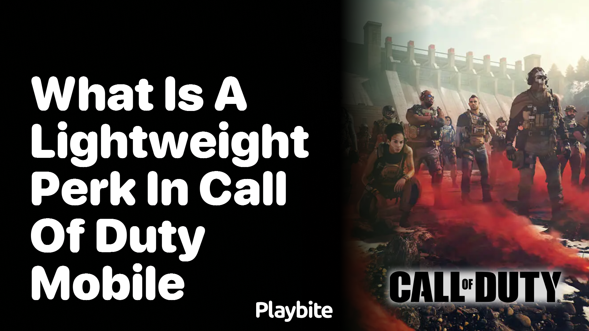 What is a Lightweight Perk in Call of Duty Mobile?