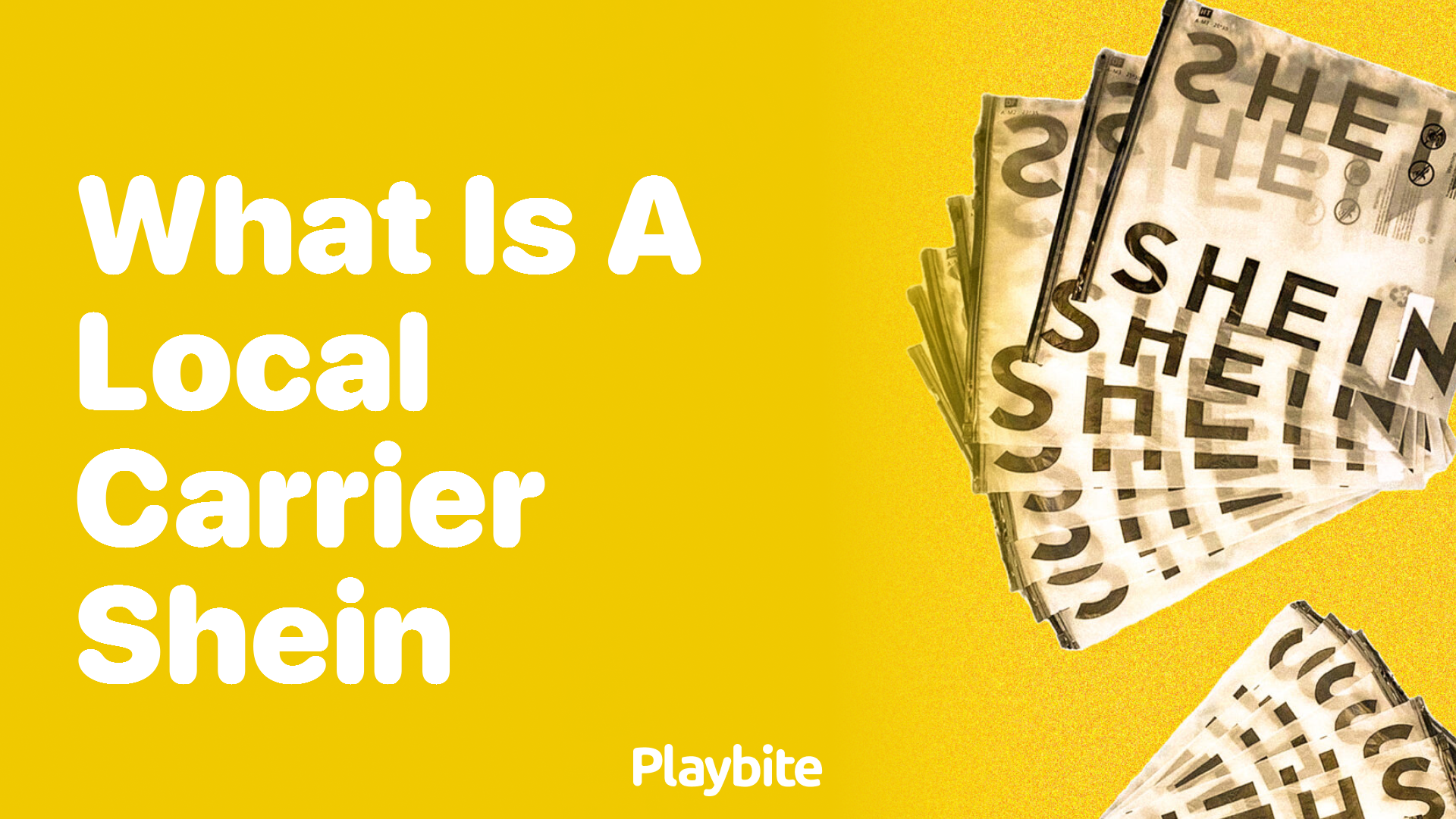 What is a Local Carrier for SHEIN Orders?