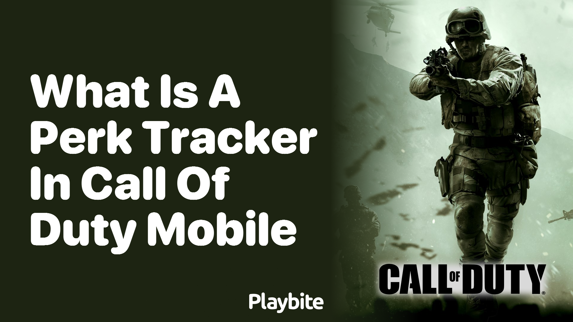 What Is a Perk Tracker in Call of Duty Mobile?