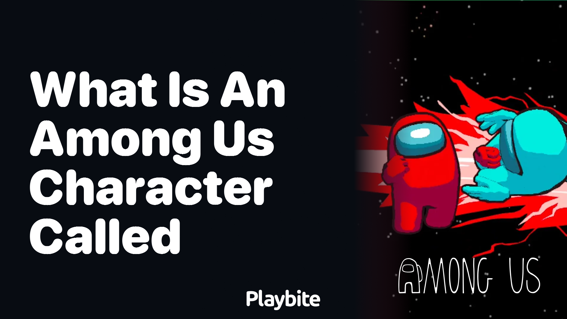 What is an Among Us Character Called?