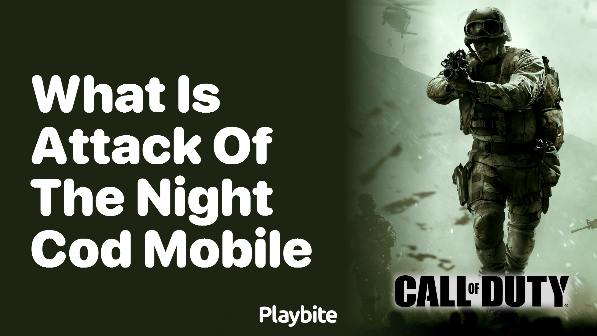 What is Attack of the Night in COD Mobile?