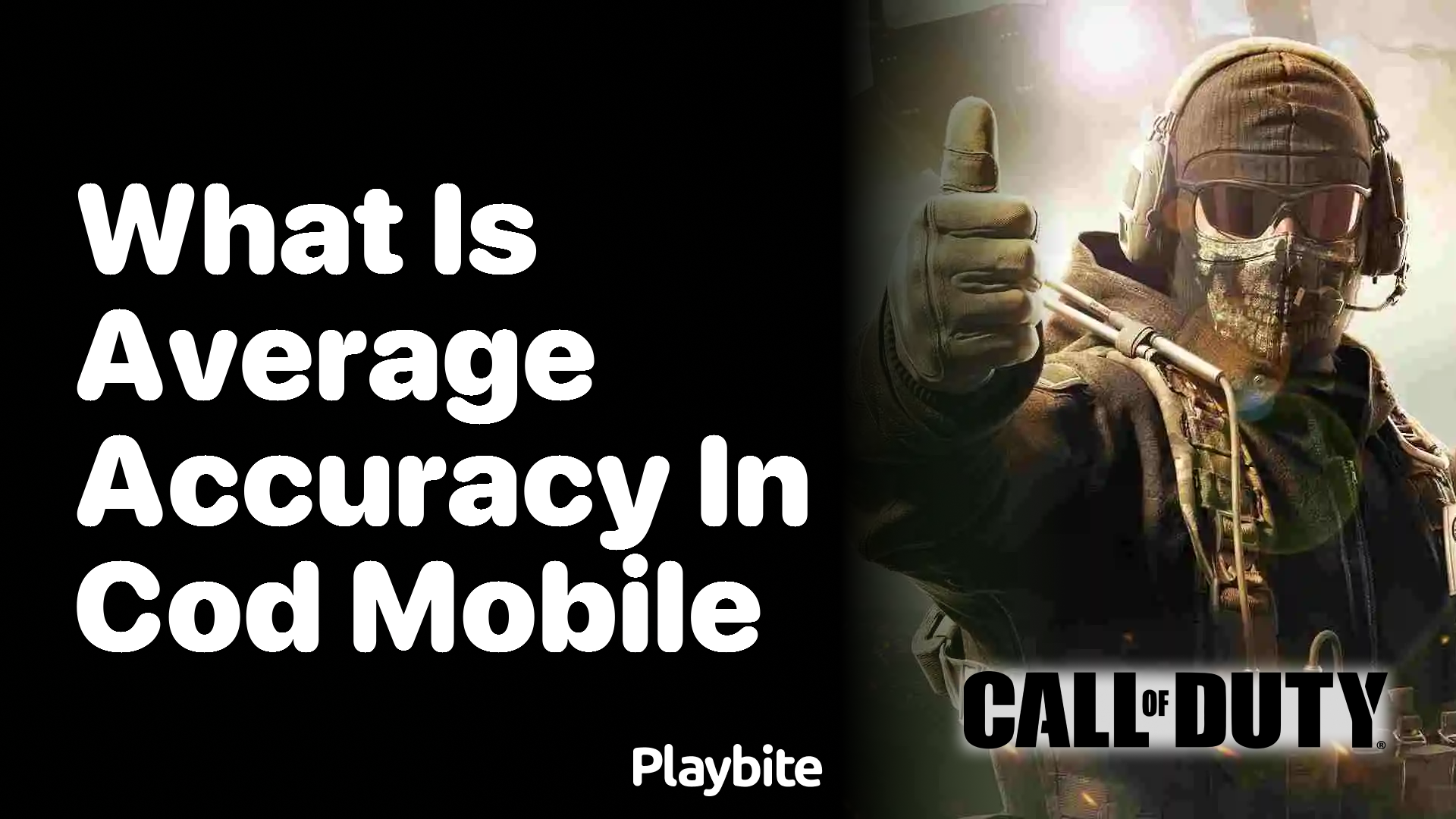 What is Average Accuracy in CoD Mobile?