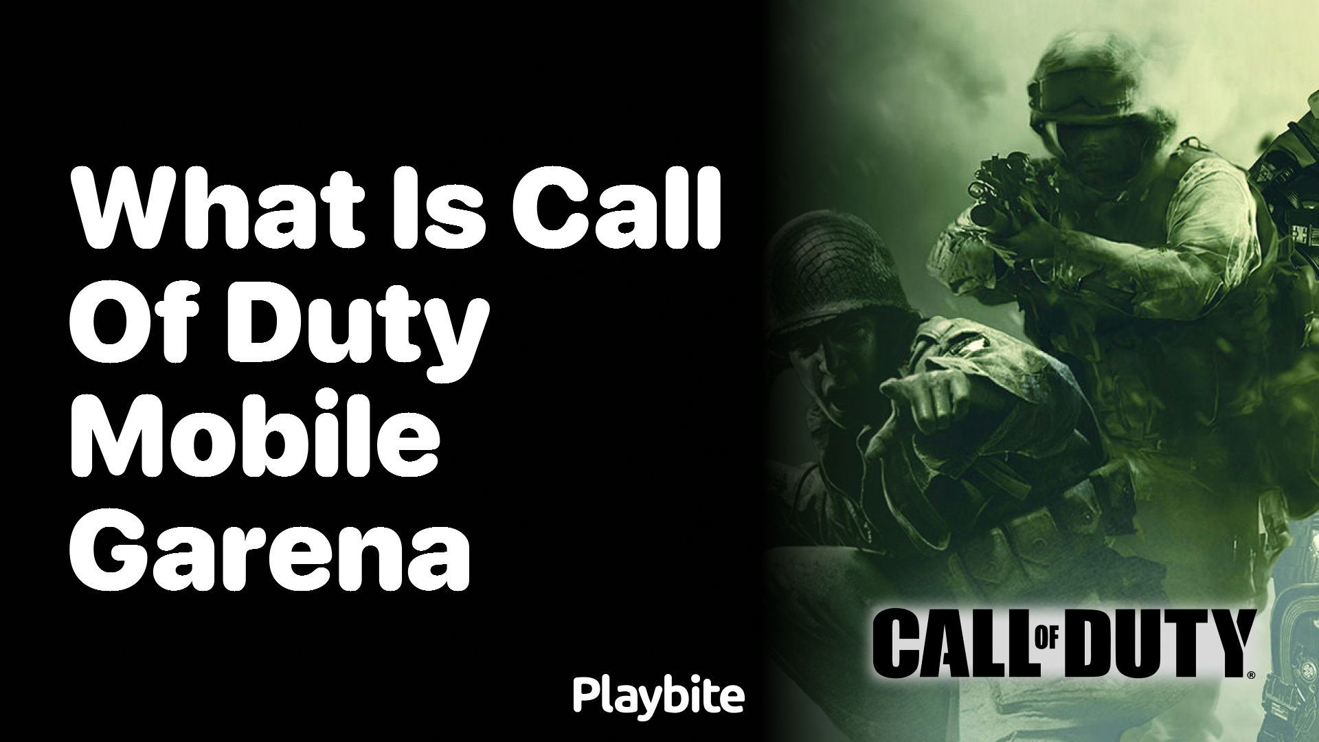 What Is Call of Duty Mobile Garena?