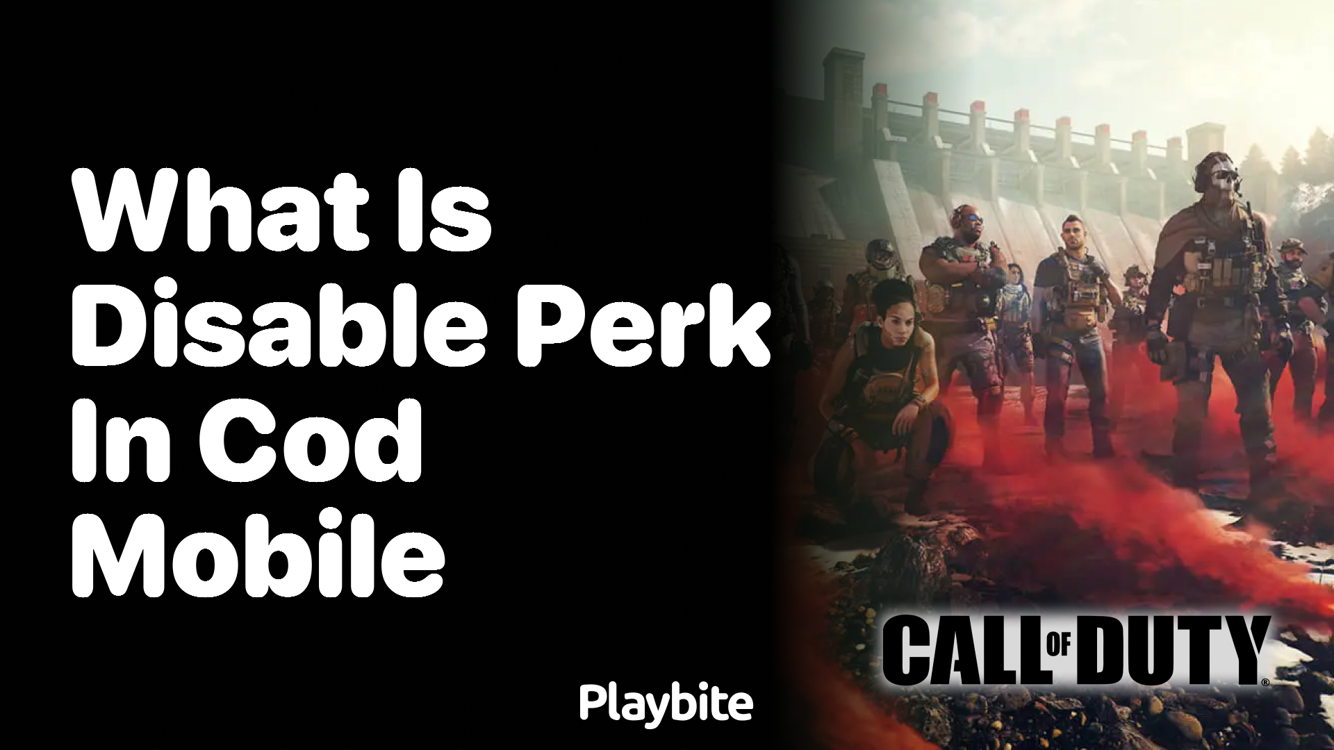 What is the Disable Perk in COD Mobile?