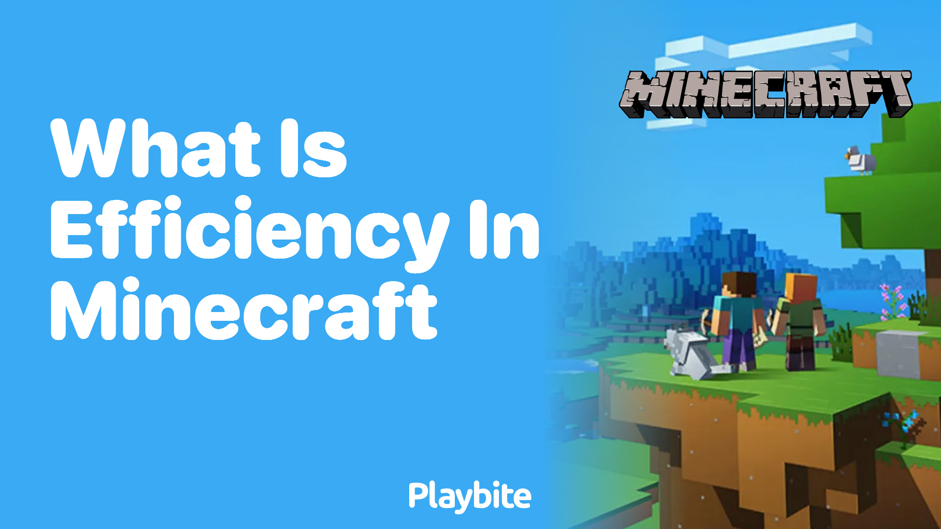 What is Efficiency in Minecraft?