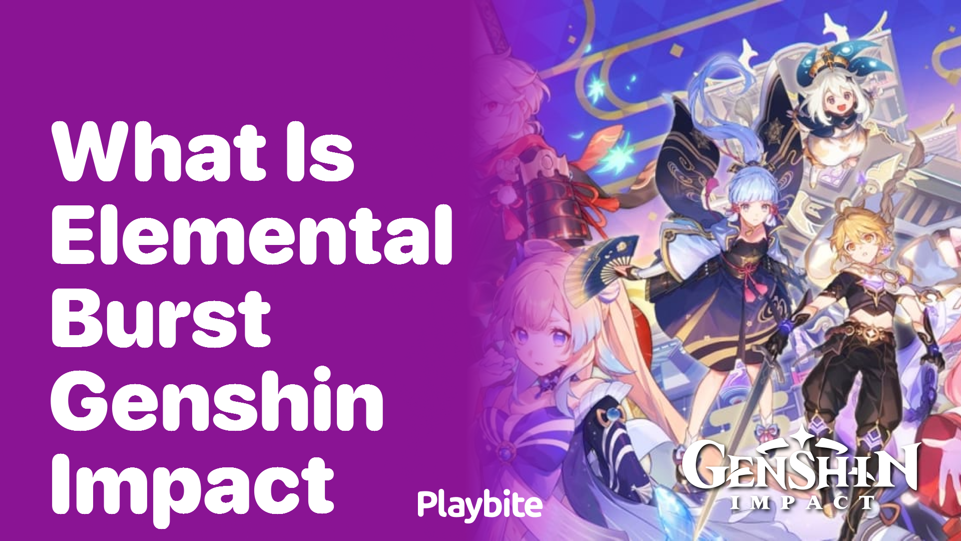 What Is Elemental Burst in Genshin Impact?
