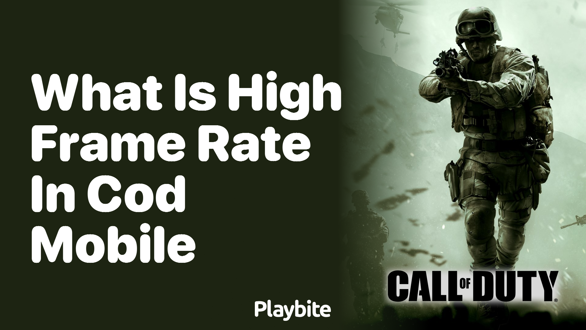 What is High Frame Rate in COD Mobile?
