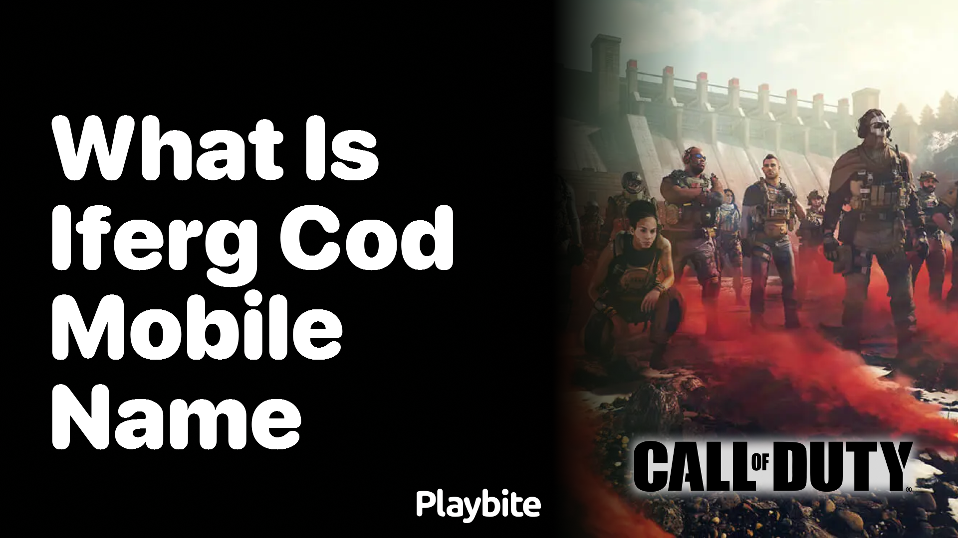 What is iFerg’s COD Mobile Name?