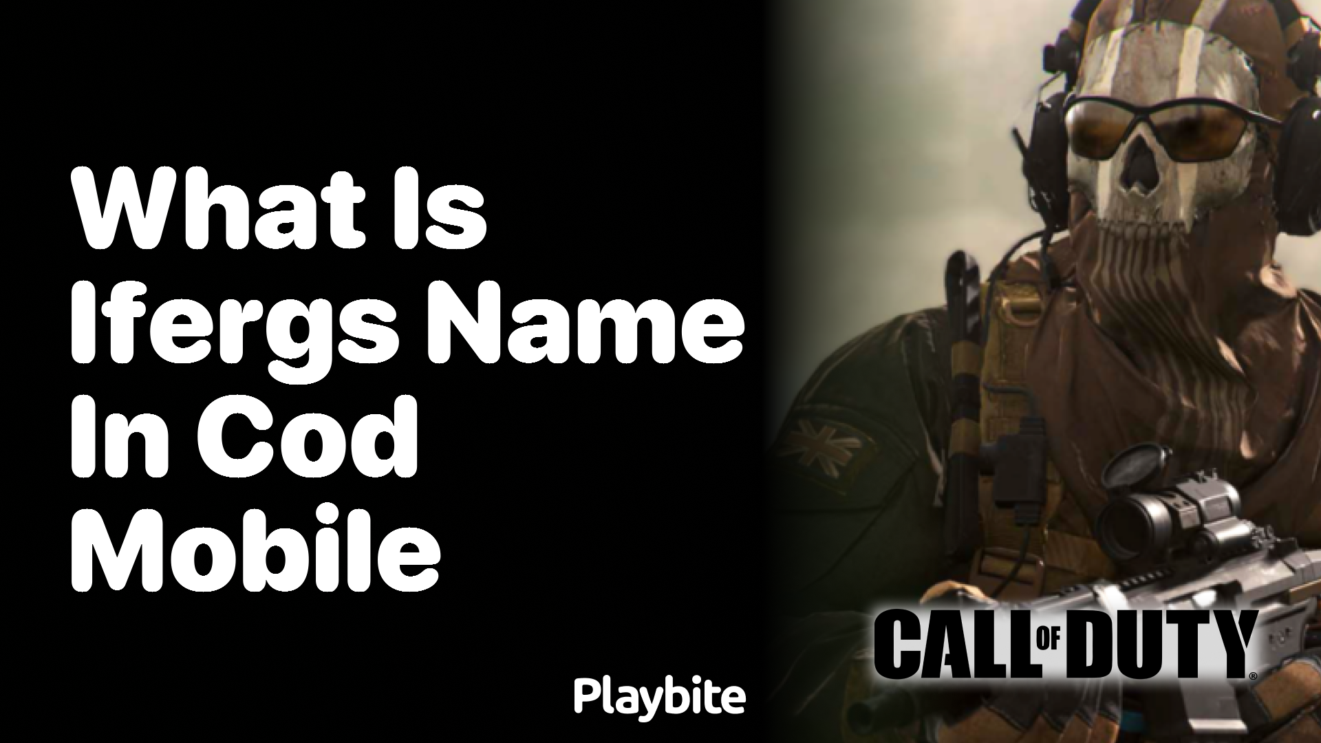 What is iFerg&#8217;s Name in COD Mobile?