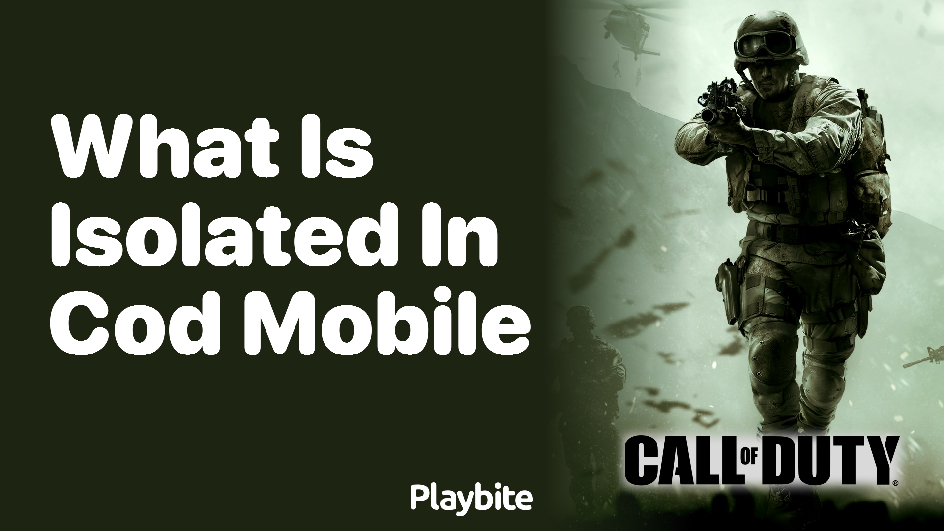 What is ‘Isolated’ in COD Mobile?