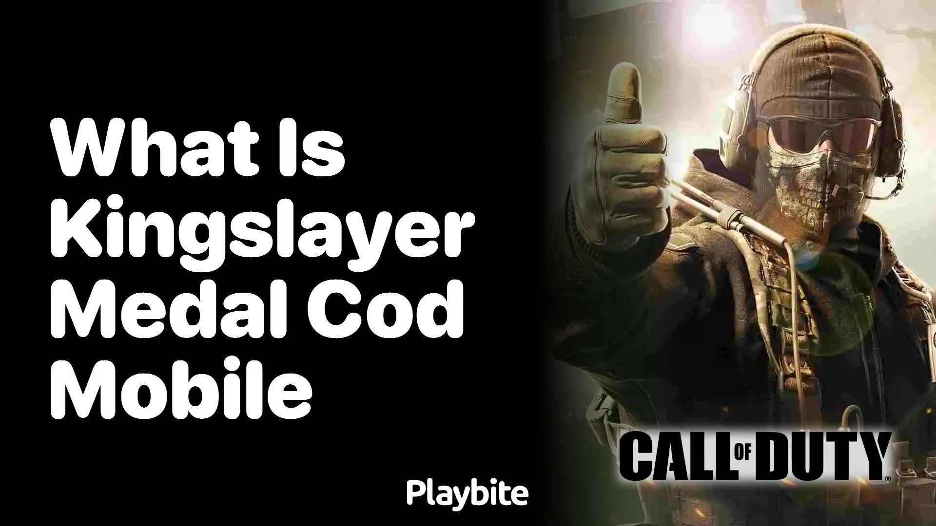 What Is the Kingslayer Medal in COD Mobile?