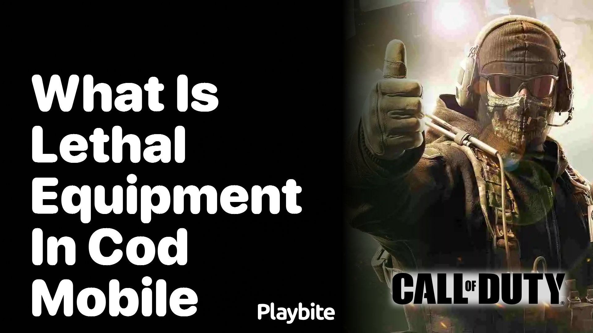 What is Lethal Equipment in CoD Mobile?