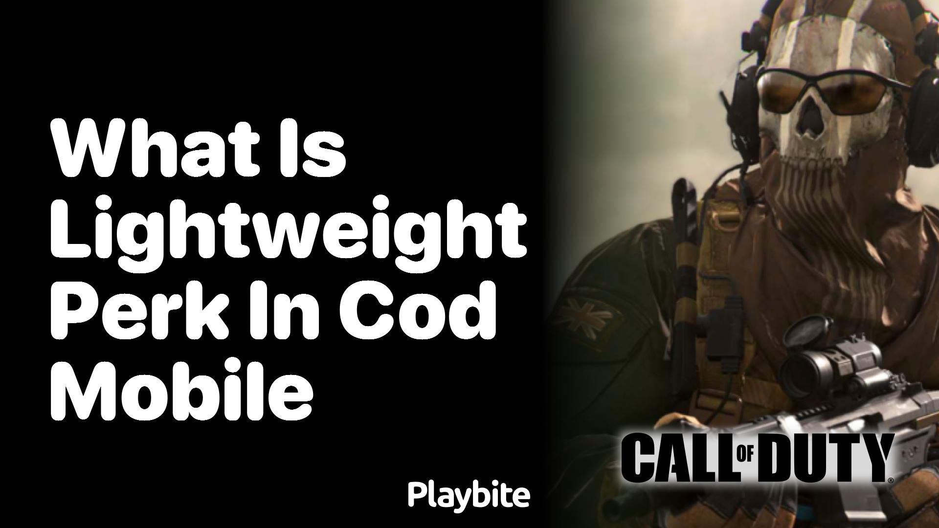 What is the Lightweight Perk in COD Mobile?