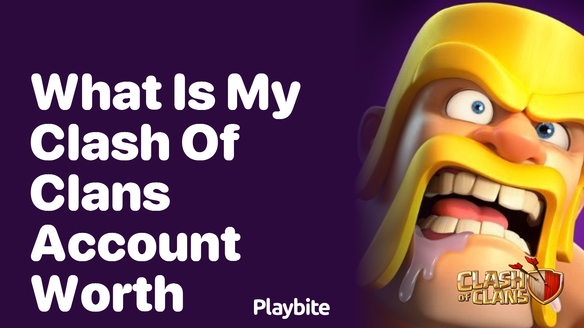 What is My Clash of Clans Account Worth?