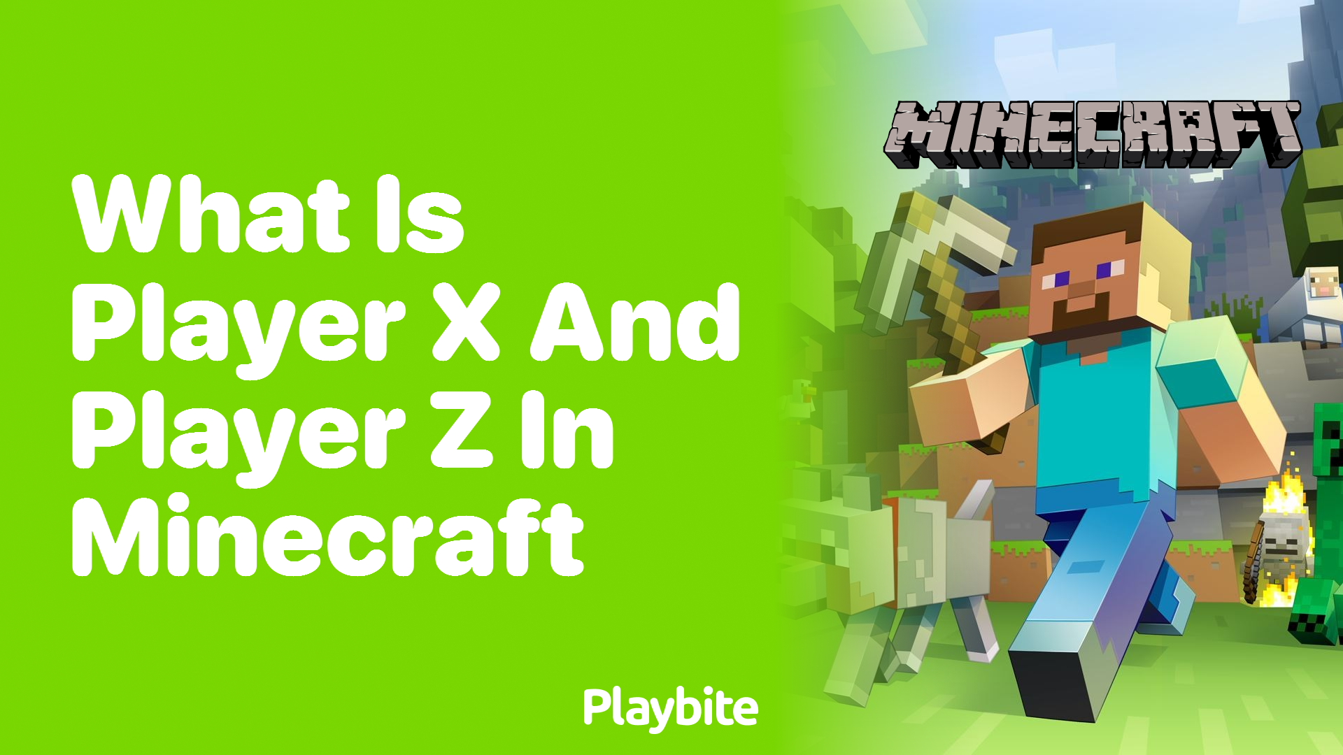 What Are Player X and Player Z in Minecraft?