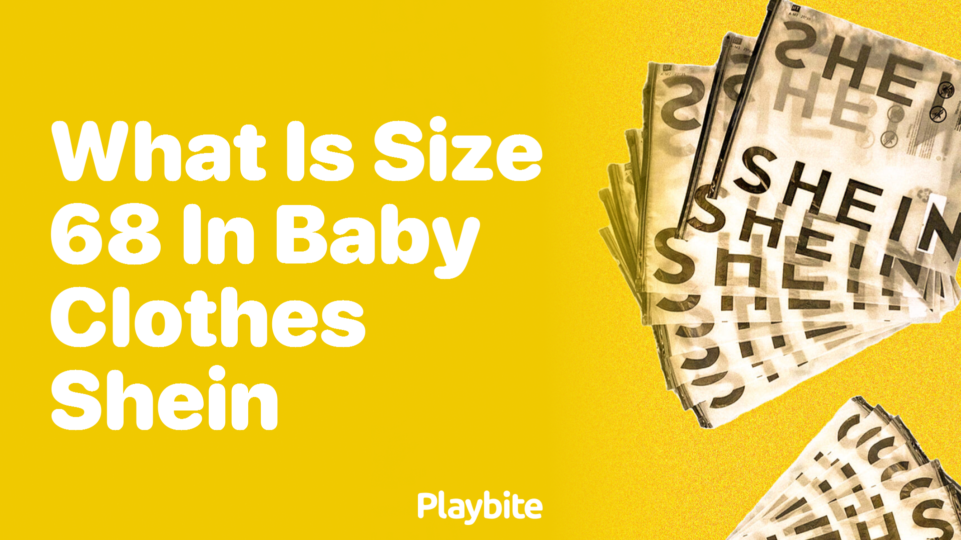 What is Size 68 in Baby Clothes from SHEIN?