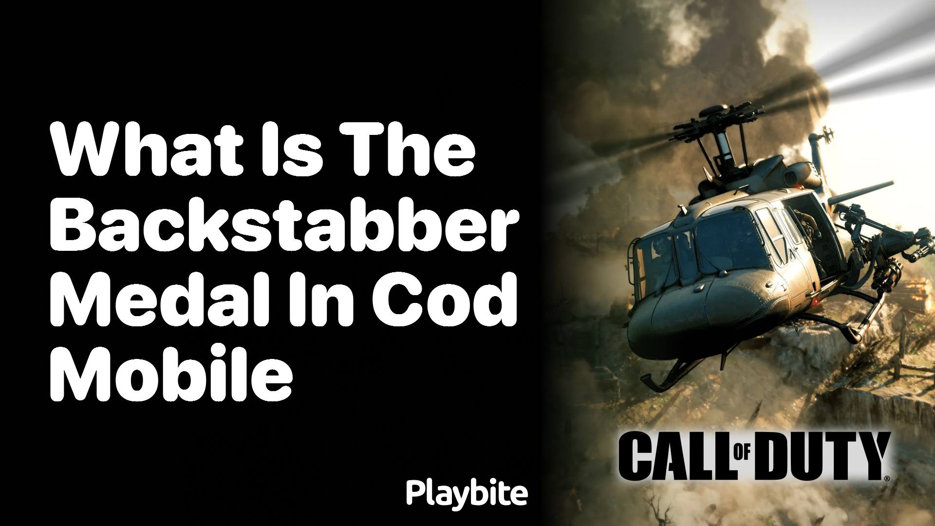 What Is the Backstabber Medal in COD Mobile?