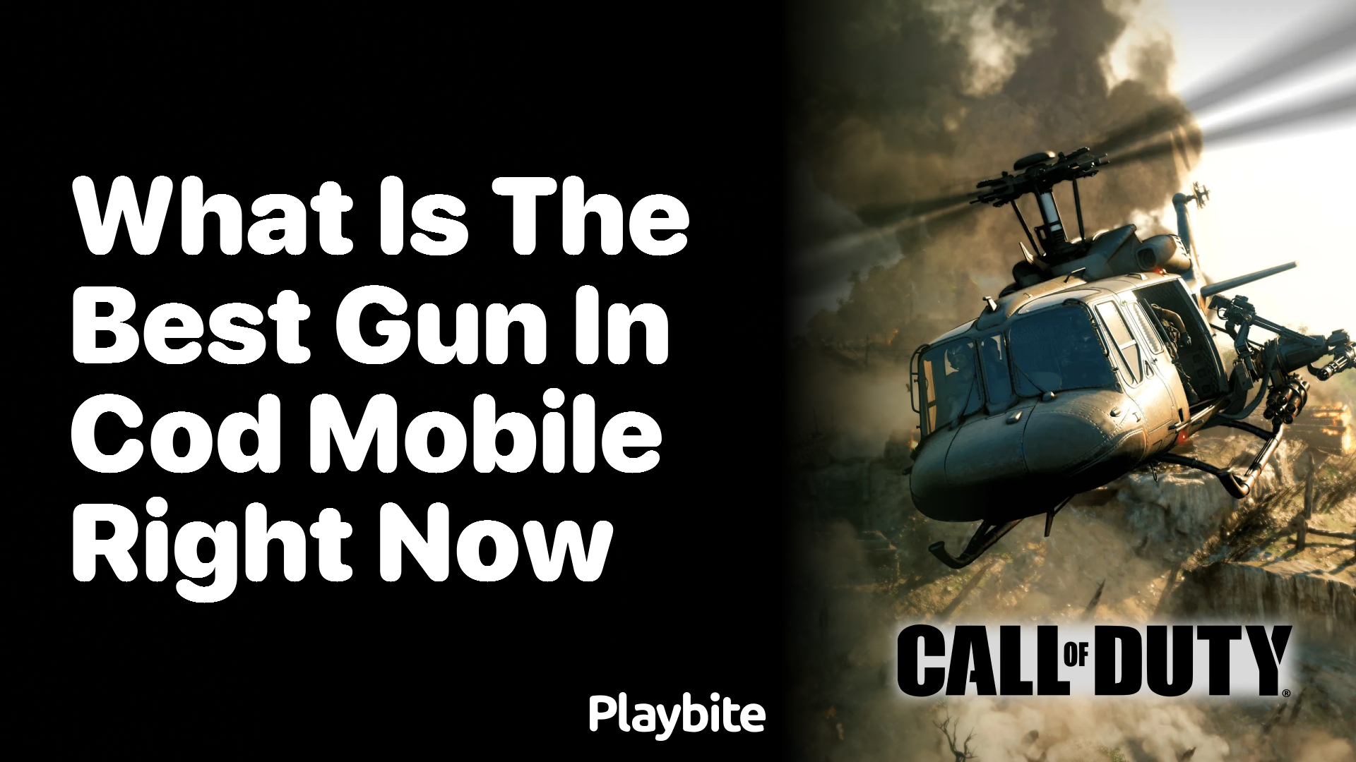 What is the Best Gun in COD Mobile Right Now?