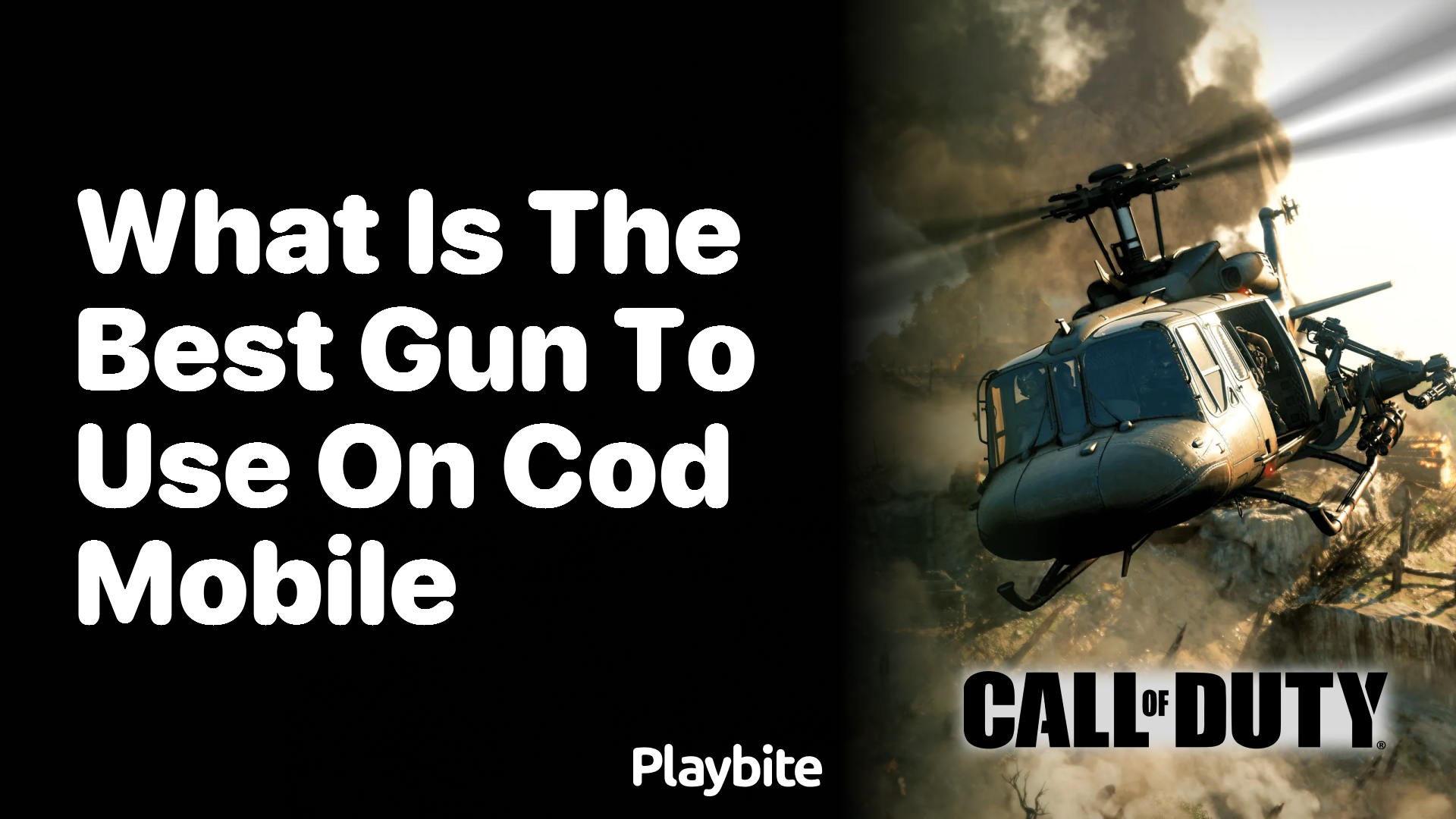 What Is the Best Gun to Use on COD Mobile?