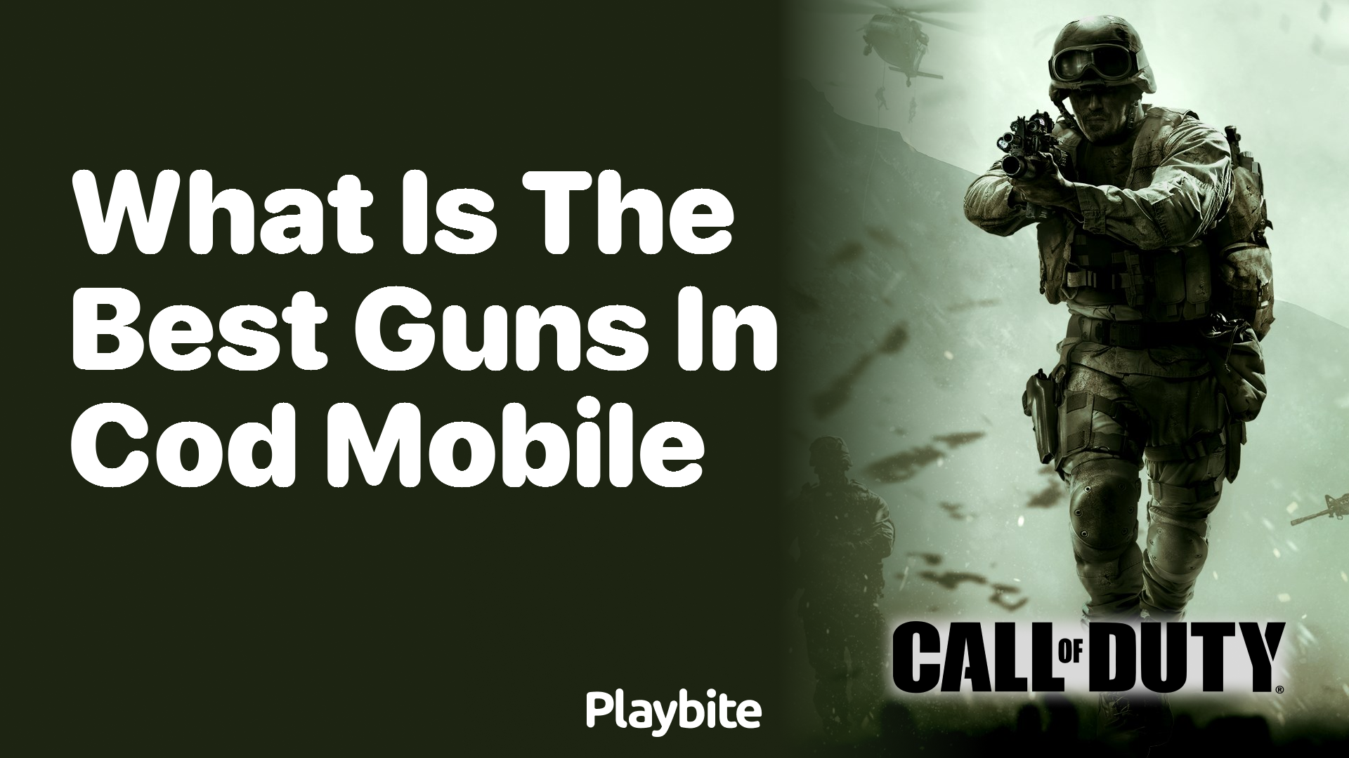What Are the Best Guns in COD Mobile?
