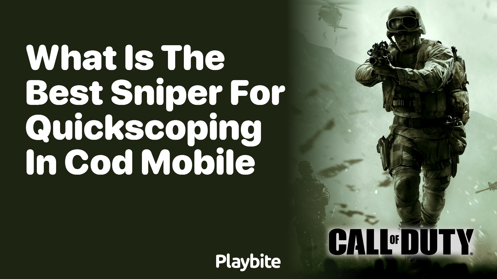 What Is the Best Sniper for Quickscoping in COD Mobile?