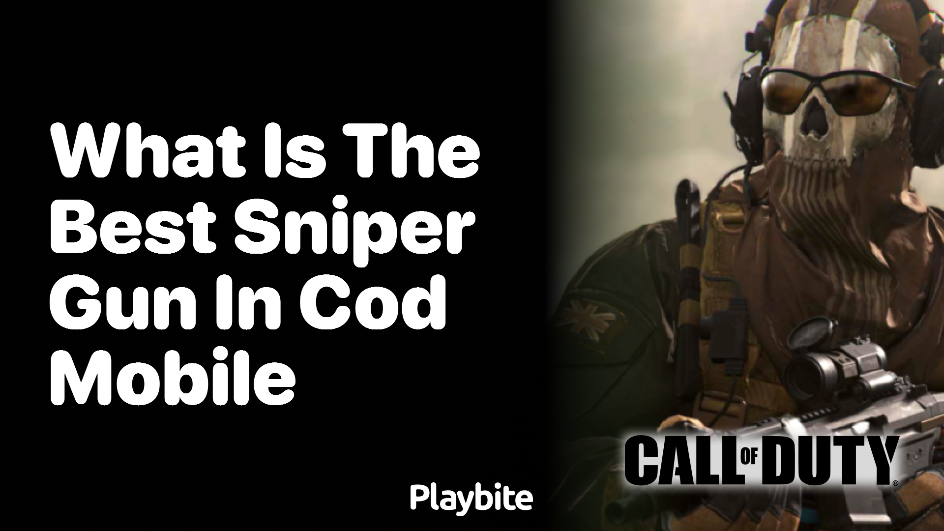 What Is the Best Sniper Gun in COD Mobile?