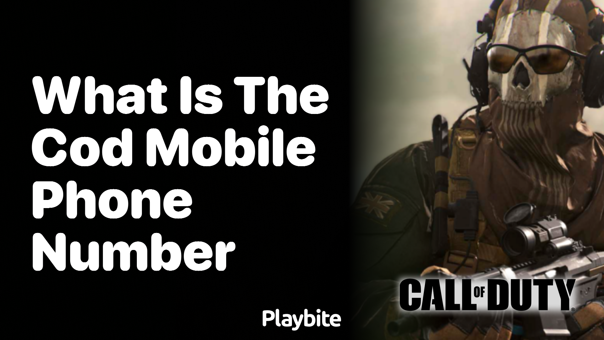 What Is the COD Mobile Phone Number?