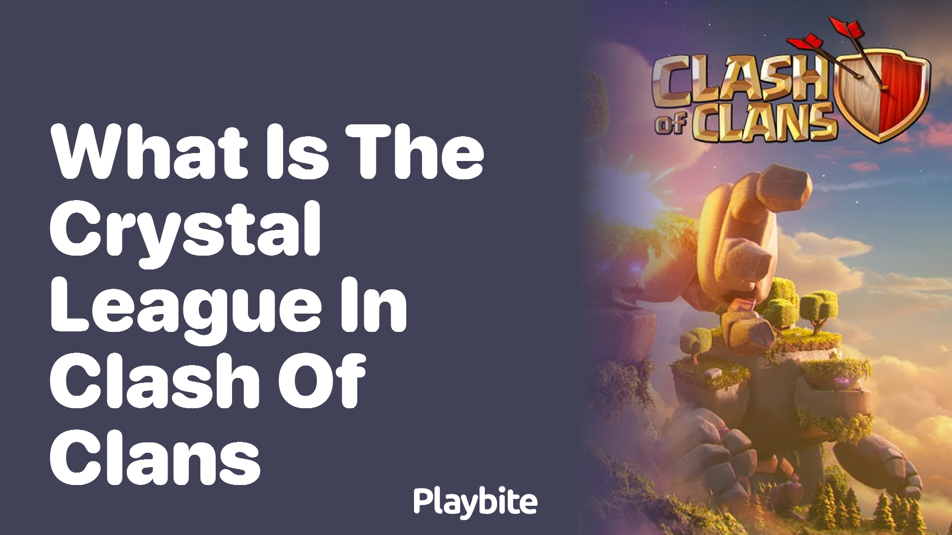 What is the Crystal League in Clash of Clans?