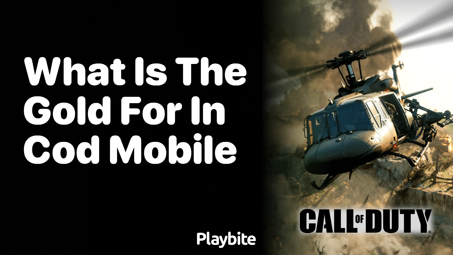 What Is the Gold For in COD Mobile?