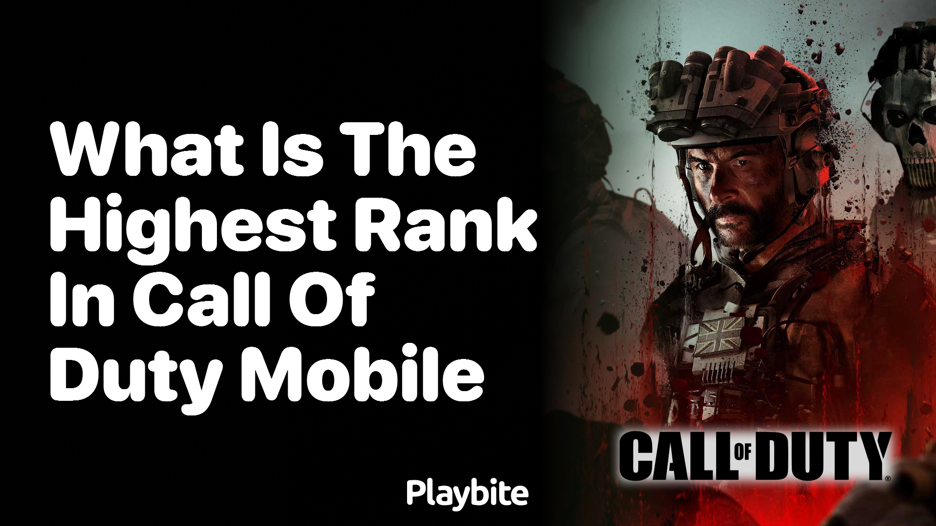 What is the Highest Rank in Call of Duty Mobile?