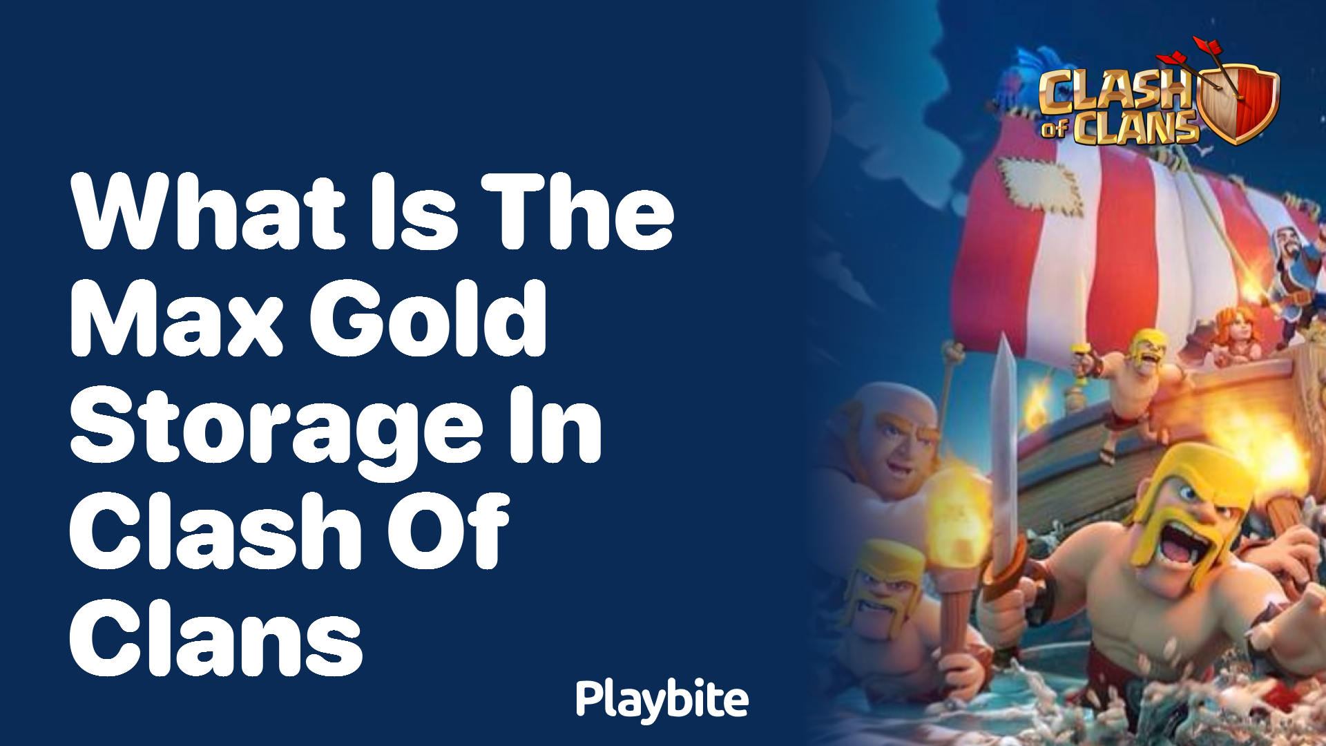 What is the Max Gold Storage in Clash of Clans?