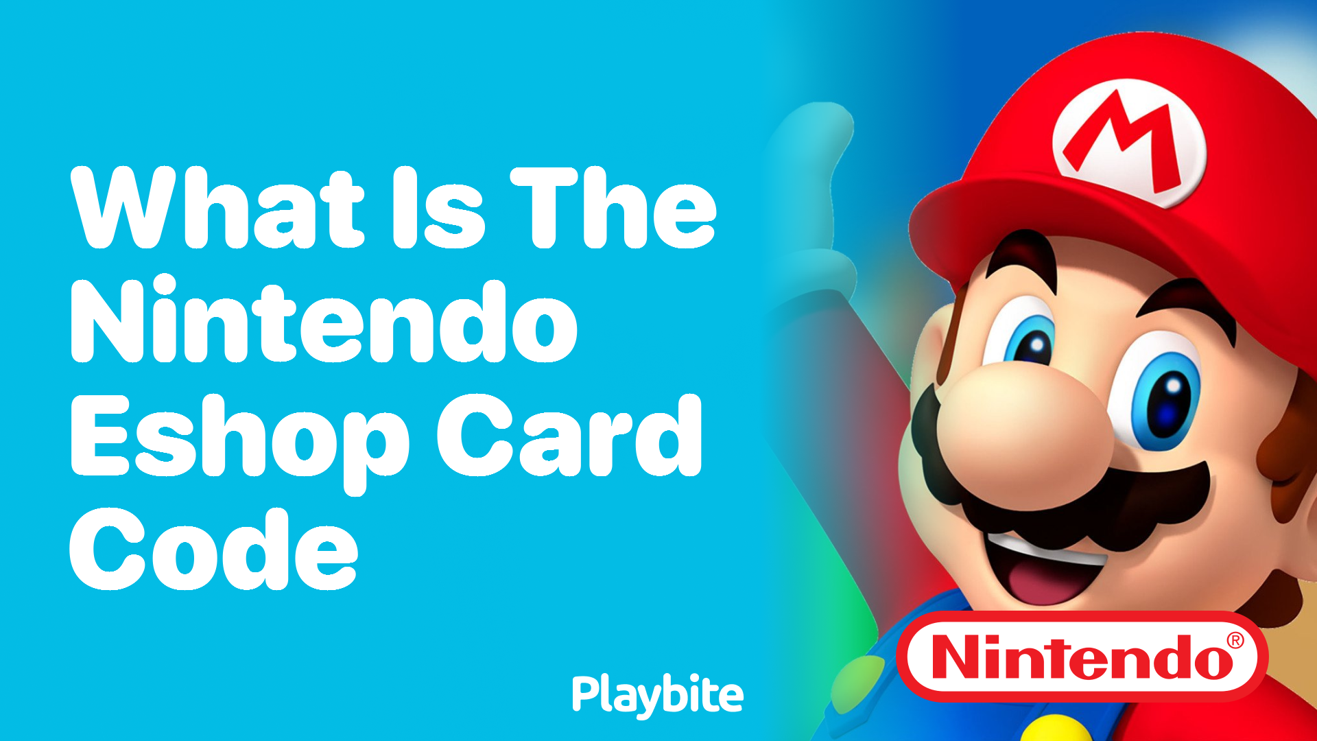 What Is the Nintendo eShop Card Code?