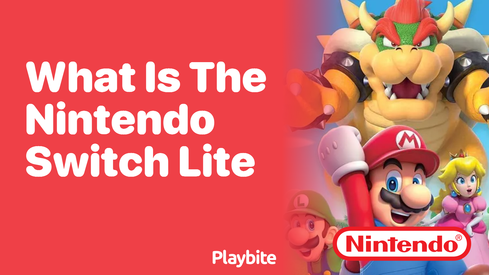 What Is the Nintendo Switch Lite?