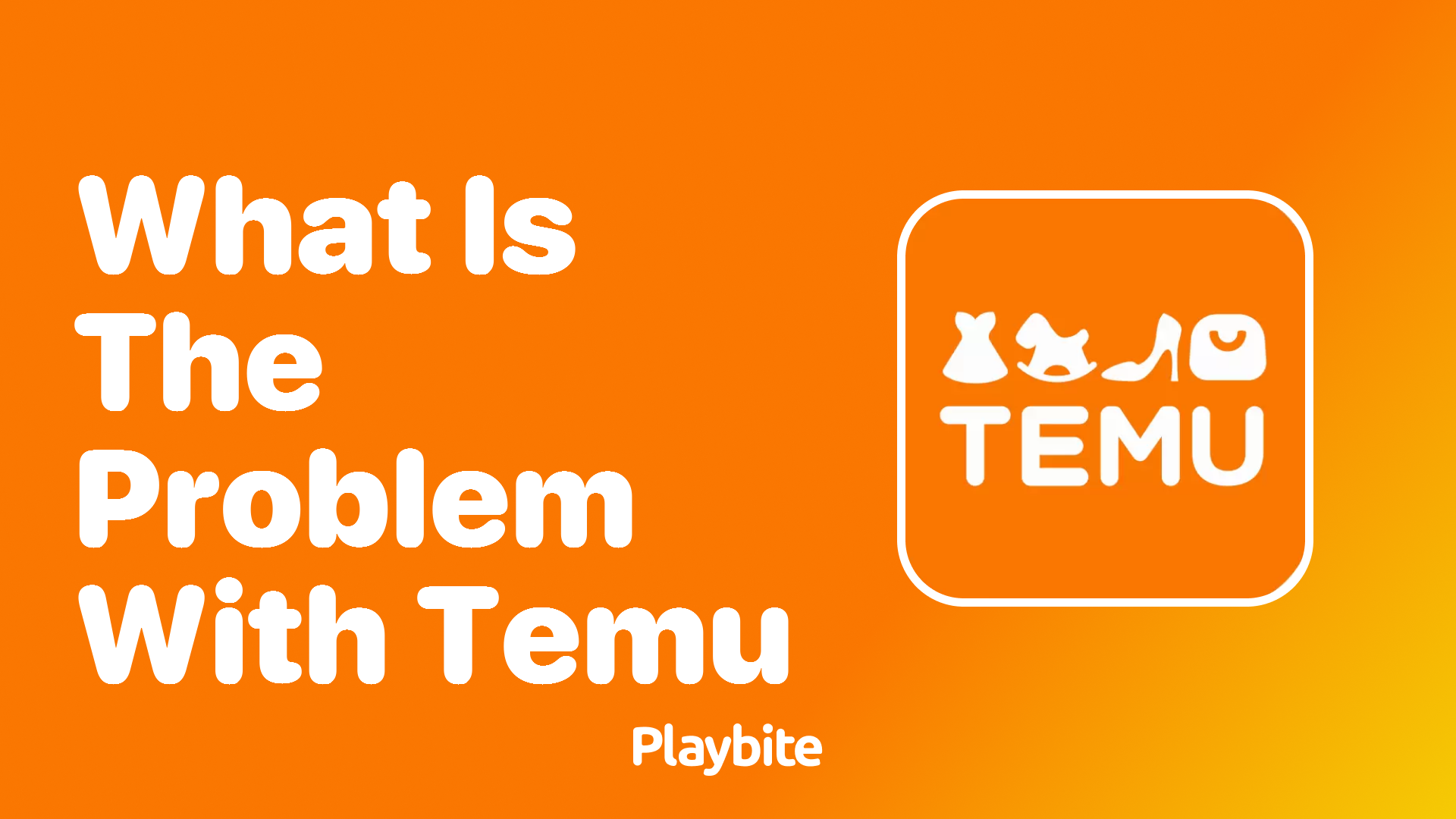 Exploring the Question: What Is the Problem with Temu?