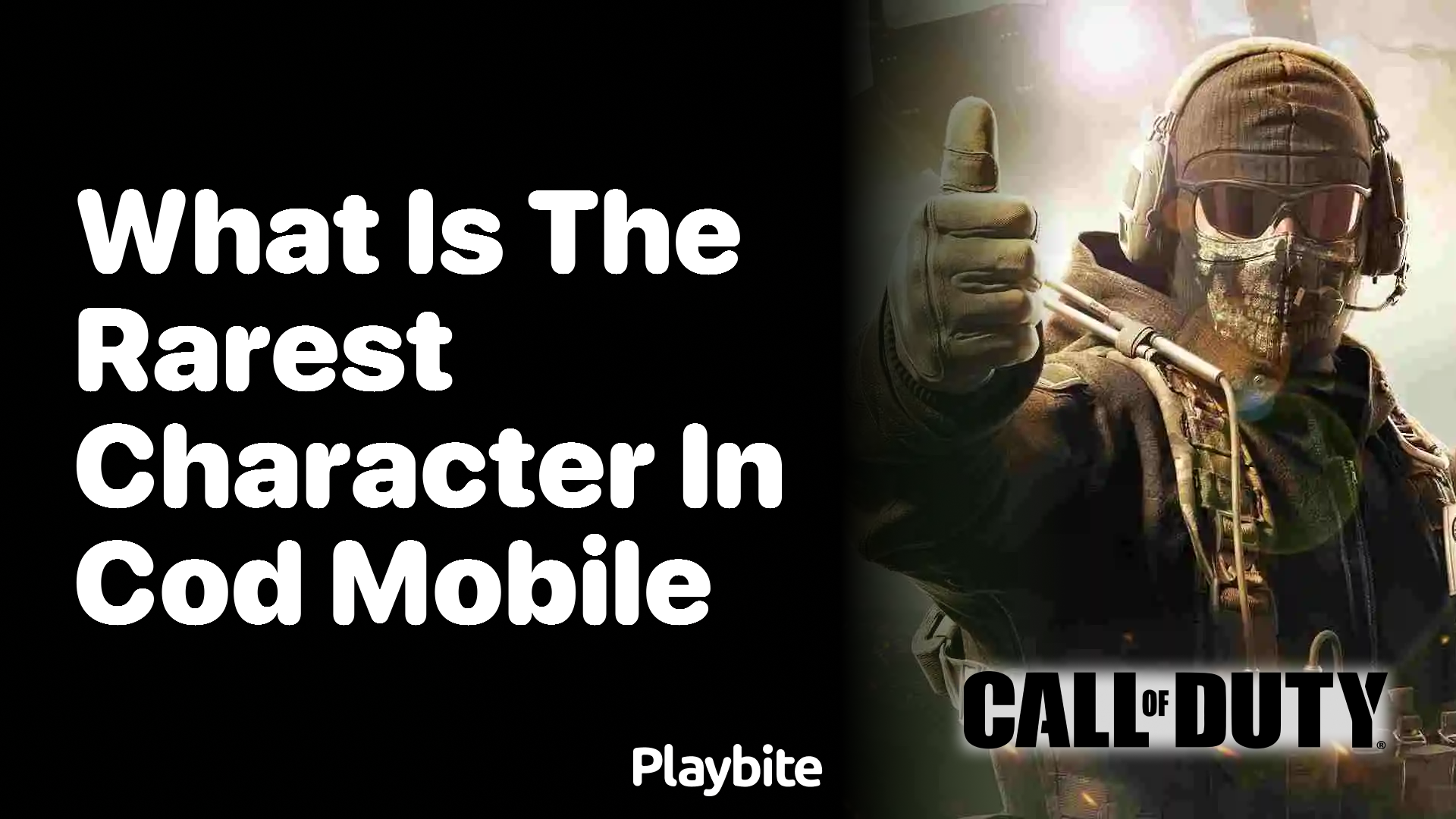 What is the Rarest Character in CoD Mobile?
