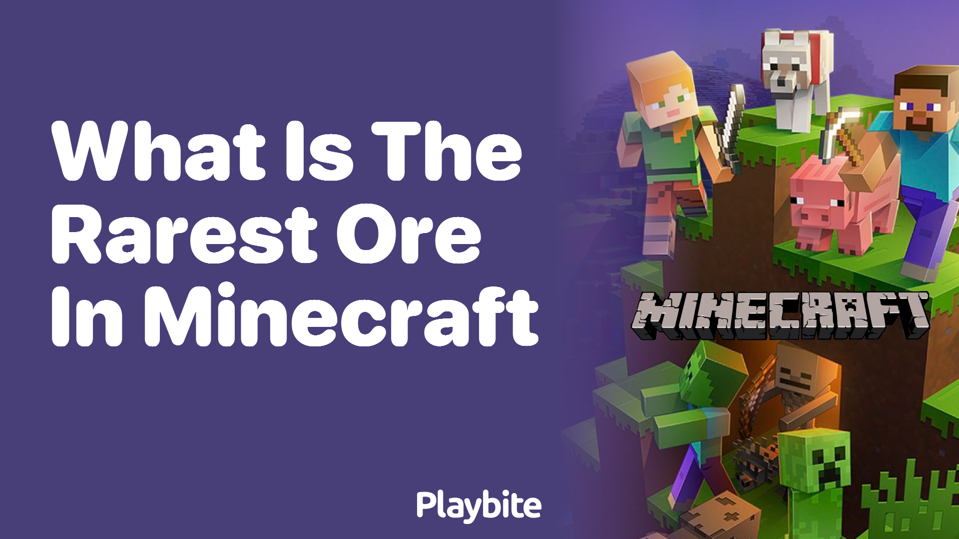 What is the Rarest Ore in Minecraft?